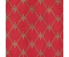 Nepaali paber MUSTRIGA 50x75cm - ornament 4, punane